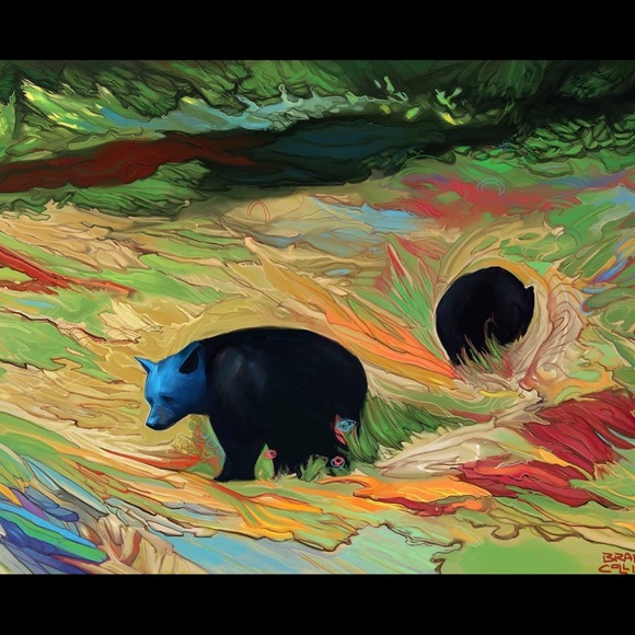 “Bear Season” 24x16” giclée canvas print - Picture 2 of 2